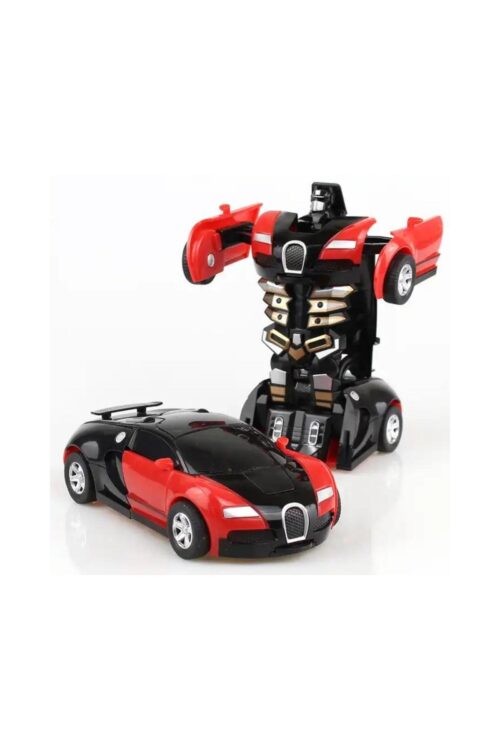 Transformers Oyuncak Araba Bumblebee Robota Dönüşebilen Kırmızı
