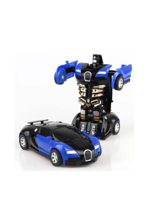 Transformers Oyuncak Araba Bumblebee Robota Dönüşebilen Mavi