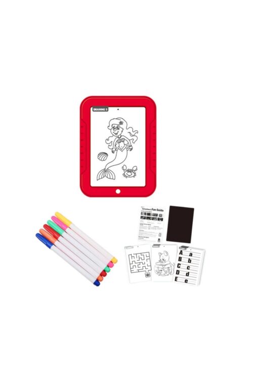 Yeni Nesil Magic Pad Yazı Çizim Tahtası Resim Şekil Tablet Tipi Işıklı Ledli