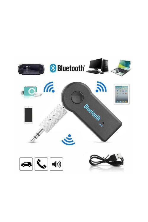 TV Tablet Telefon Araç Araba AUX Bluetooth Kablosuz Müzik Görüşme Kiti